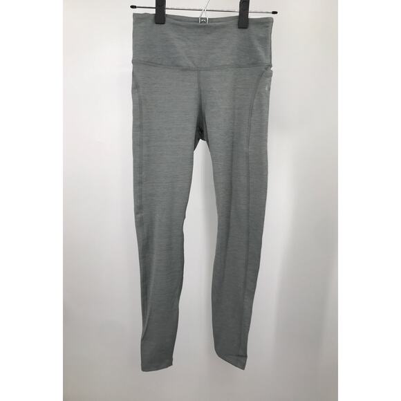 Nike Fast Heather Gray Full Length Mid Rise Leggings Womens S - Picture 1 of 9